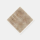 ブラウン動揺してハーレクイン紙 スタンダードカクテルナプキン (角)