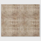 ブラウン動揺してハーレクイン ラッピングペーパー (フラット)