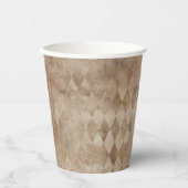 ブラウン動揺してハーレクイン 紙コップ (正面)