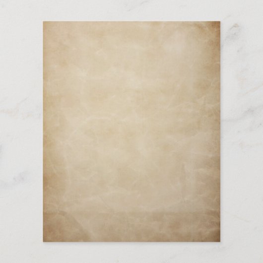 ブラウン動揺して素朴ウェディングレセプションディナー (裏面)