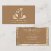 ブラウン動物病院 ペットシッター 名刺 (正面/裏面)