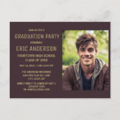ブラウン卒業パーティーの写真 ポストカード (正面)