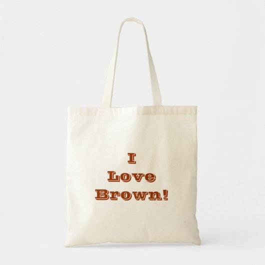 ブラウン大好きなハンドバッグ トートバッグ (正面)