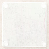 ブラウン大学 ガラスコースター (裏面)