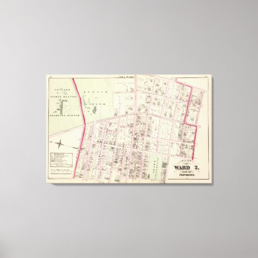 ブラウン大学 キャンバスプリント (正面)