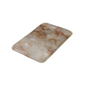 ブラウン大理石のテクスチャプリント バスマット (アングル)