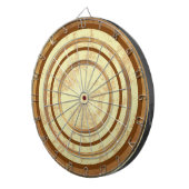 ブラウン大理石デザインカスタム規制ダーツボード ダーツボード (正面右)