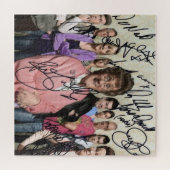 ブラウン夫人の男の子達がサインした ジグソーパズル (横)