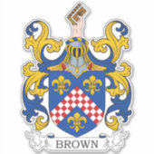 ブラウン家紋 シール (正面)