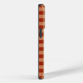 ブラウン市松模様にガンガム模様 Case-Mate iPhoneケース (裏面 / 右)