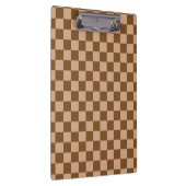 ブラウン市松模様に クリップボード (右)