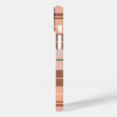 ブラウン市松模様に Case-Mate iPhoneケース (裏面 / 左)