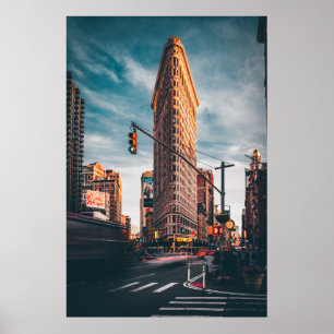 ブラウン建物の建築写真 ポスター