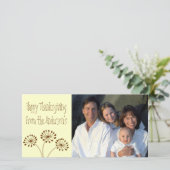 ブラウン抽象芸術タンデリオンフローラ シーズンカード (スタンド正面)