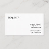 ブラウン擦り切れたレザーのテクスチャ 名刺 (裏面)