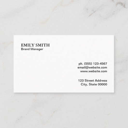 ブラウン擦り切れたレザーのテクスチャ 名刺 (裏面)