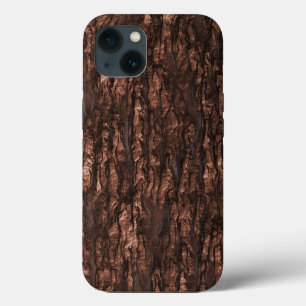 ブラウン樹皮迷彩柄iPhoneケース iPhone 13ケース