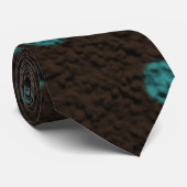 ブラウン水玉模様ネクタイ ネクタイ (ロール)
