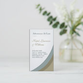 ブラウン法律事務所の法的企業の名刺 名刺 (スタンド正面)