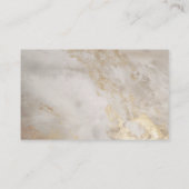 ブラウン灰色の金ゴールド大理石のカウンタートップ 名刺 (裏面)
