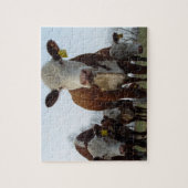 ブラウン牛パズル ジグソーパズル (縦)