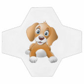ブラウン犬のclipart サッカーボール (フラット)