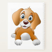 ブラウン犬のclipart プランナー手帳 (裏面)
