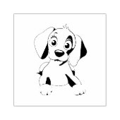ブラウン犬のclipart ラバースタンプ (インプリント)