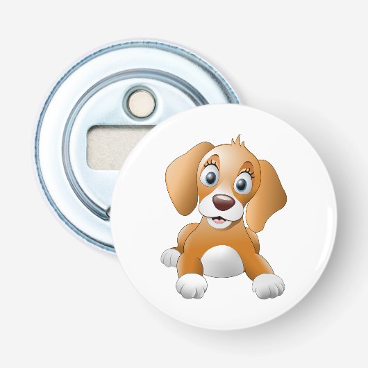 ブラウン犬のclipart 栓抜き (正面)
