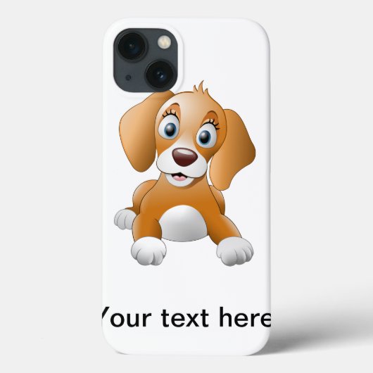 ブラウン犬のclipart Case-Mate iPhoneケース (裏面)