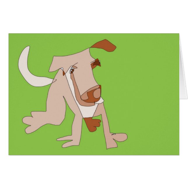 ブラウン犬 (正面横)