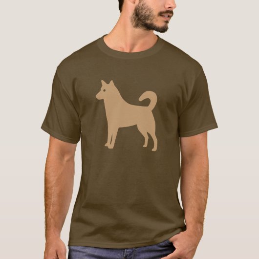 ブラウン犬 Tシャツ (正面)