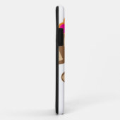 ブラウン猿のiPhone 5の電話箱 Case-Mate iPhoneケース (裏面/右)