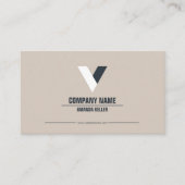 ブラウン王室のシンプル 名刺 (正面)