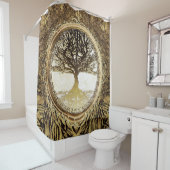 ブラウン生命の樹 シャワーカーテン (インサイチュ)