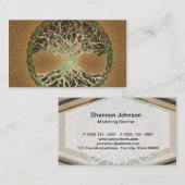 ブラウン生命の樹 名刺 (正面/裏面)