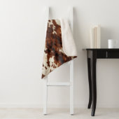 ブラウン白黒牛革 シェルパブランケット (インサイチュ)