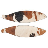 ブラウン白黒牛革 バスケットボール (パネル)