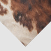 ブラウン白黒牛革 薄葉紙 (詳細)