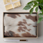 ブラウン白黒牛革 薄葉紙 (ギフト)