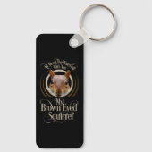 ブラウン目リスおもしろいル – リス愛好家 キーホルダー (裏面)