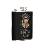 ブラウン目リスおもしろいル – リス愛好家 フラスク (右)