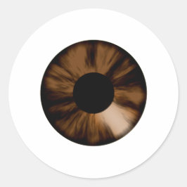 ブラウン眼球悪い眼防護用ハロウィーン ラウンドシール