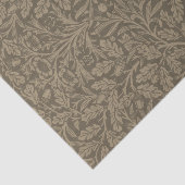 ブラウン秋秋のどんぐり葉のギフトデコップページ 薄葉紙 (詳細)