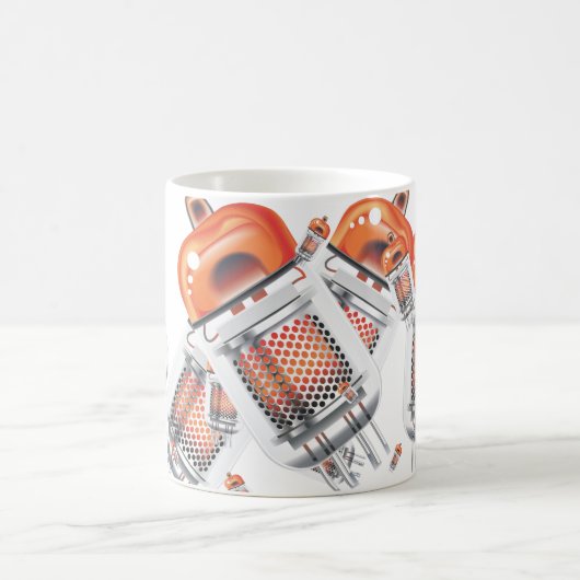 ブラウン管 コーヒーマグカップ (中央)