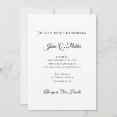 ブラウン紅葉お祝いオブ・ライフ 招待状 (裏面)