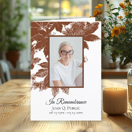 ブラウン紅葉葬儀サービス折り畳み プログラム