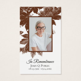 ブラウン紅葉葬儀記念祈りの言葉