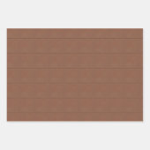 ブラウン紙&ダンボールリアリスティックギフトラップ ラッピングペーパーシート (正面2)