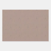 ブラウン紙&ダンボールリアリスティックギフトラップ ラッピングペーパーシート (正面)